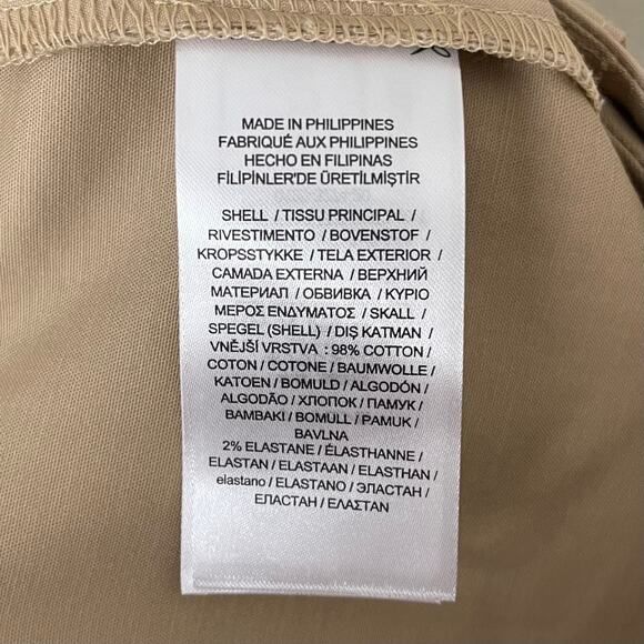 Lauren Ralph Lauren Pants Womens Size 10 Tan Pleated Straight Leg Ankle Preppy - Picture 10 of 12